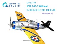 Quinta Studio QD32186 F4F-3 Wildcat (Trumpeter) 1/32