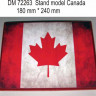 Dan Models 72263 подставка для модели ( тема Канада - подложка фото флага .) размер 180мм*240мм (вес850 грамм) 1/72 1/48