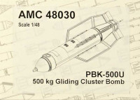 Advanced Modeling AMC 48030 PBK-500U 500kg Gliding Cluster Bomb (2 pcs.) 1/48