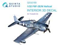 Quinta Studio QD32189 F6F-3E/N Hellcat (Trumpeter) 1/32