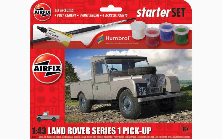 Airfix 55012 Land Rover Series 1 Pick Up Starter Set 1/43