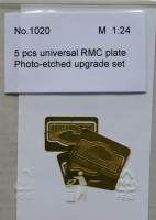 Reji Model 1020 Universal Rally Monte Carlo plates (5 pcs.) 1/24