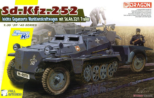 Dragon 6718 SdKfz 252 Ammo Carrier w/Sd.Ah.32/1 Trailer 1/35