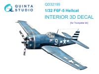 Quinta Studio QD32195 F6F-5 Hellcat (Trumpeter) 1/32