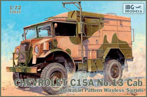 IBG Models 72015 Сhevrolet C15A No.13 Cab, Australian Pattern Wireless/ Signal 1/72