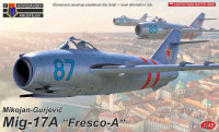 Kovozavody Prostejov 48024 MiG-17A 'Fresco-A' (3x camo, ex-SMER) 1/48