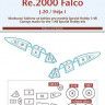 Peewit M48017 1/48 Canopy mask Re.2000 Falco (SP.HOBBY)