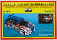 Reji Model 2404 Peugeot 306 MaxiKit Car EVO (Barum Rally '04) 1/24