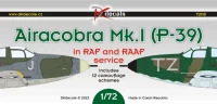 Dk Decals 72110 Airacobra Mk.I (P-39) in RAF/RAAF (12x camo) 1/72