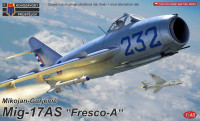 Kovozavody Prostejov 48025 MiG-17AS 'Fresco-A' (3x camo, ex-SMER) 1/48
