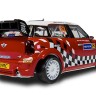 Airfix 55304A Mini Countryman WRC Starter Set includes Acrylic paints, brushes and poly cement 1/32