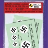 4+ Publications 72006 Decals Luftwaffe Swastikas encircled (2 sets) 1/72