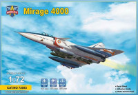 Modelsvit 72053 1/72 Mirage 4000 (incl. armament, PE, 2x camo)