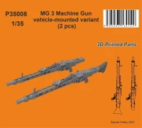 CMK P35008 MG 3 Machine Gun vehicle-mounted variant (2x) 1/35