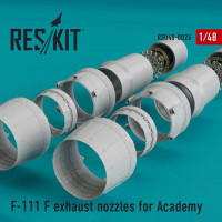 Reskit RSU48-0026 F-111 F exhaust nozzles (ACAD) 1/48