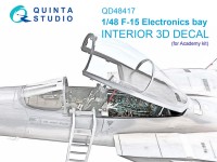 Quinta Studio QD48417 F-15C отсек электроники (Academy) 1/48