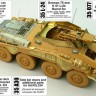 Aber 35077 German Sd.Kfz.234/3 with PaK-7, 5cm (designed to be used with Italeri kits) 1/35