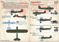 Print Scale 72-362 Polikarpov R-5 (wet decals) 1/72
