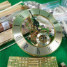 СВ Модель 7006 Часы деревянные каминные (Электромагнитный привод маятника, полностью деревянный действующий механизм)
