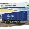 Italeri 03951 Прицеп 40' Container Trailer 1/24