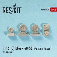 ResKit RS48-0025 F-16 (C) block 40-52 "Fighting Falcon" wheels set 1/48