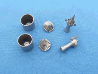 Metallic Details MDR14428 Boeing 757 engines (designed to be used with Zvezda kits) 3D-printed 1/144