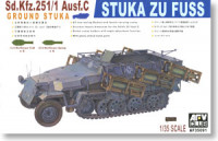AFV club 35091 Sd.Kfz 251/1 Ausf.C "STUKA Zu FuB" 1/35