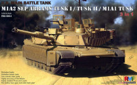 RFM 5004 M1A2 SEP Abrams TUSK I/TUSK II/M1A1 TUSK (3 in 1) 1/35