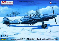 Az Model 76014 Messerschmitt Bf 109G-6/U/N4 w/ FuG350 Naxos 1/72