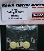 Kora Model D7253 Wheels for Doflug D.3802 (RSMOD) 1/72