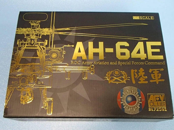 AFV club BL72S01 AH-64E ROC Army Aviation & Special Forces Command 1/72
