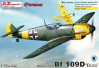 Az Model 78097 Messerschmitt Bf 109D 'Dora' (3x camo) 1/72