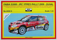 Reji Model 2430D Fabia S2000 IRC YPRESS Rally 2009 (Duval) 1/24