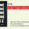 Plus model AL7031 1/72 DC-6/C-118 Liftmaster - engine cowlings