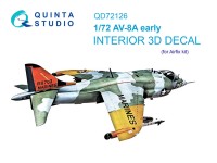 Quinta Studio QD72126 AV-8A ранний (Airfix) 1/72