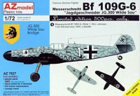 Az Model 76027 Bf 109G-6 JG.300 Wilde Sau Lim.Ed. (4x camo) 1/72