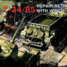 Military Wheels MW7212 T-34/85 REPAIR RETRIEVER WITH WINCH