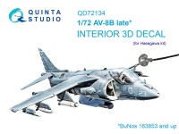 Quinta Studio QD72134 AV-8B поздний (Hasegawa) 1/72