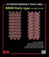 RFM 2057 RMSH Early type workable track links for T55/T-72/T-62 (3D printed) 1/35
