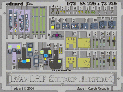 Eduard 73229 F-18F HAS