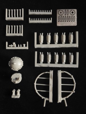 Copper State Models E32-006 Двигатель Anzani 10cyl engine, 110 HP 1/32