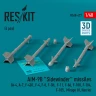 Reskit 48477 AIM-9B 'Sidewinder' missiles (4 pcs.) 1/48