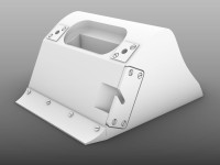 Aims AIMS48P064 FAA/Fleet Air Arm 1960's - 80's wheel chock set of 4. (Just add metal handle from wire!) 1/48