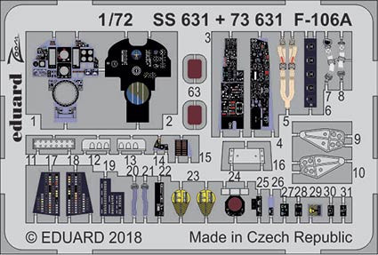 Eduard SS631 F-106A 1/72
