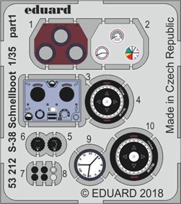 Eduard 53212 S-38 Schnellboot 1/35