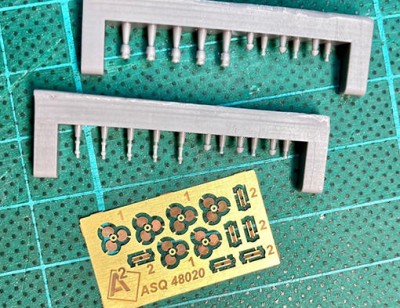 A-Squared AASQ48020 Cabin Fan. Multi-medium set. 1/48