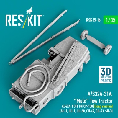 Reskit R35016 A/S32A-31A Tow Tractor AS47A-1 GTE (GTCP-100) 1/35
