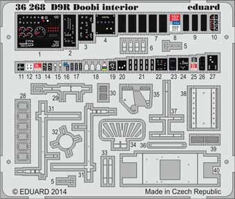 Eduard 36268 D9R Doobi interior