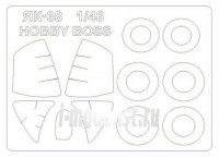 KV Models 48045 Як-38/Як-38М (Hobby Boss #80362) + маски на диски и колеса HOBBY BOSS 1/48
