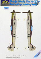 Lf Model M4857 Mask Focke Wulf Fw 190D-9 Camouflage painting 1/48